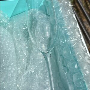 Tiffany & Co. Blue Champagne Flute